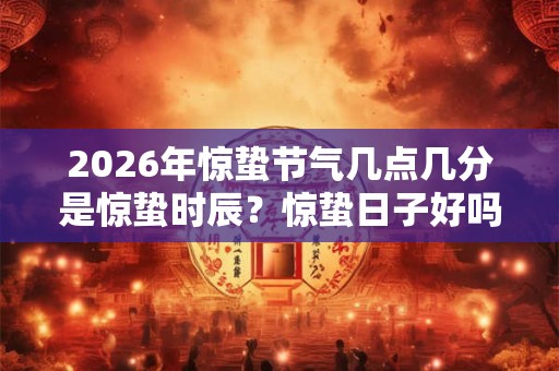 2026年惊蛰节气几点几分是惊蛰时辰?惊蛰日子好吗卦象如何? 2026年惊蛰节气几点几分是惊蛰时辰?惊蛰日子好吗卦象如何?