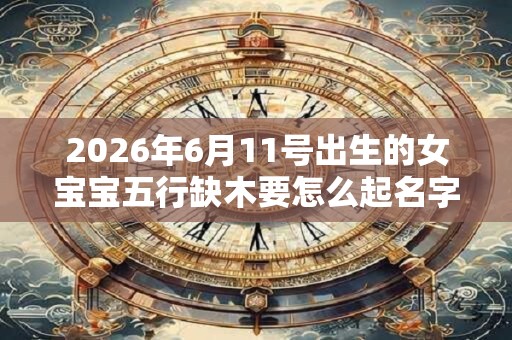 2026年6月11号出生的女宝宝五行缺木要怎么起名字