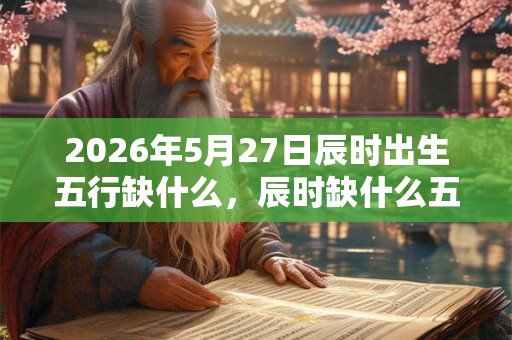 2026年5月27日辰时出生五行缺什么，辰时缺什么五行