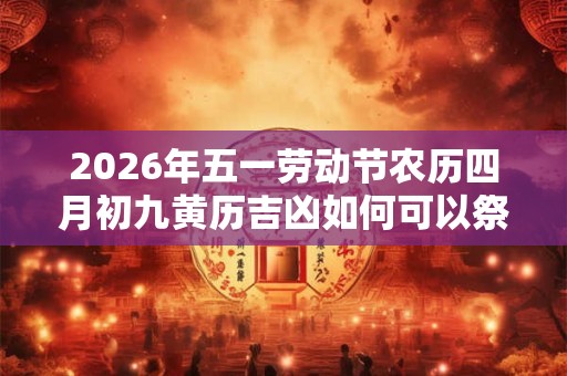 2026年五一劳动节农历四月初九黄历吉凶如何可以祭祖吗? 2026年五一劳动节农历四月初九黄历吉凶如何可以祭祖吗?