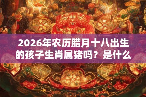 2026年农历腊月十八出生的孩子生肖属猪吗？是什么星座的？