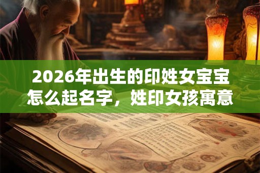 2026年出生的印姓女宝宝怎么起名字，姓印女孩寓意好的名字