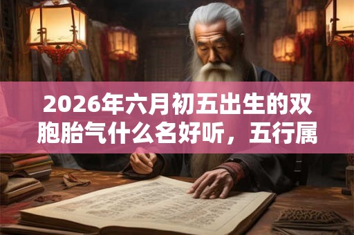 2026年六月初五出生的双胞胎气什么名好听,五行属什么 2026年六月初五出生的双胞胎气什么名好听,五行属什么