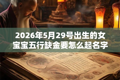 2026年5月29号出生的女宝宝五行缺金要怎么起名字 2026年5月29号出生的女宝宝五行缺金要怎么起名字