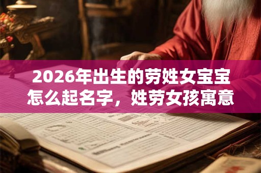 2026年出生的劳姓女宝宝怎么起名字，姓劳女孩寓意好的名字