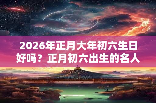 2026年正月大年初六生日好吗？正月初六出生的名人伟人有哪些？
