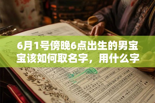 6月1号傍晚6点出生的男宝宝该如何取名字，用什么字好