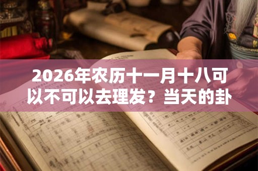 2026年农历十一月十八可以不可以去理发？当天的卦象好吗？