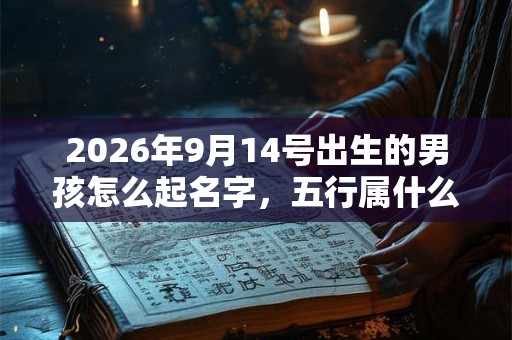 2026年9月14号出生的男孩怎么起名字,五行属什么 2026年9月14号出生的男孩怎么起名字,五行属什么