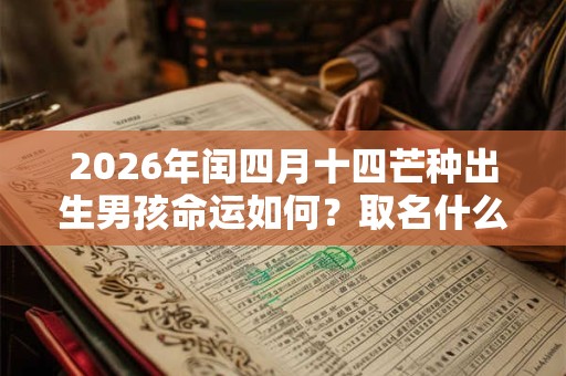 2026年闰四月十四芒种出生男孩命运如何？取名什么吉利？