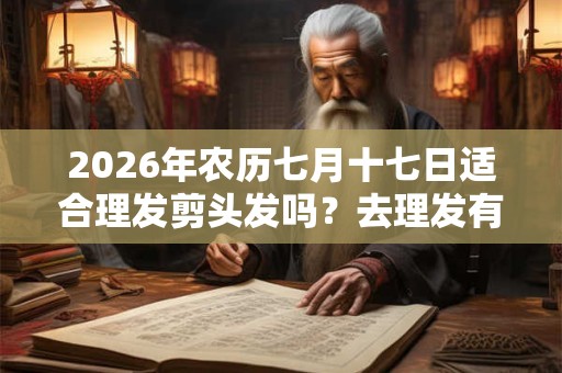 2026年农历七月十七日适合理发剪头发吗？去理发有什么讲究？