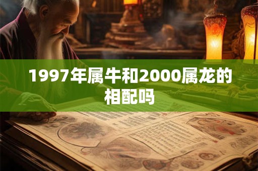 1997年属牛和2000属龙的相配吗