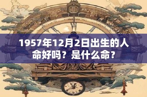 1957年12月2日出生的人命好吗？是什么命？