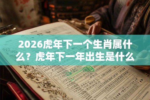 2026虎年下一个生肖属什么？虎年下一年出生是什么命？