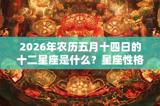 2026年农历五月十四日的十二星座是什么？星座性格如何？