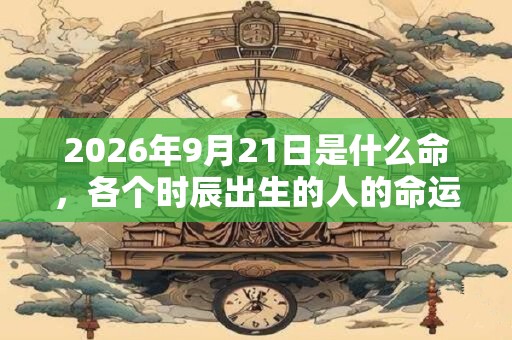 2026年9月21日是什么命,各个时辰出生的人的命运 2026年9月21日是什么命,各个时辰出生的人的命运