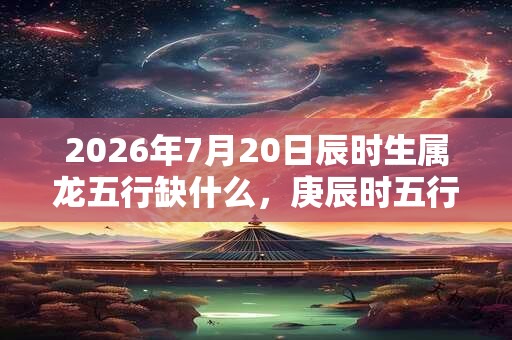 2026年7月20日辰时生属龙五行缺什么,庚辰时五行缺什么 2026年7月20日辰时生属龙五行缺什么,庚辰时五行缺什么