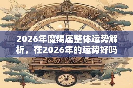 2026年魔羯座整体运势解析，在2026年的运势好吗？