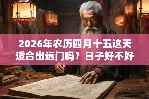2026年农历四月十五这天适合出远门吗？日子好不好？