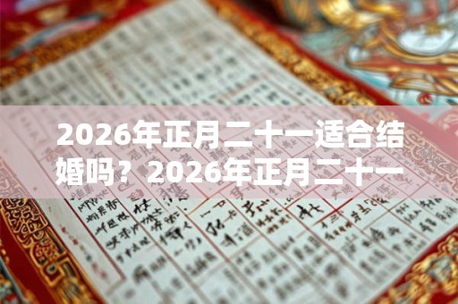 2026年正月二十一适合结婚吗？2026年正月二十一时辰吉凶？
