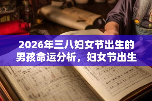 2026年三八妇女节出生的男孩命运分析，妇女节出生男孩很尴尬？