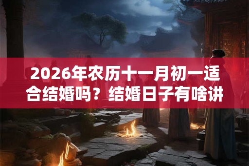 2026年农历十一月初一适合结婚吗？结婚日子有啥讲究？