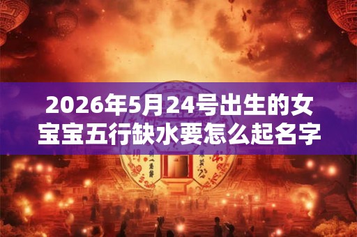 2026年5月24号出生的女宝宝五行缺水要怎么起名字