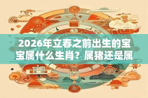 2026年立春之前出生的宝宝属什么生肖？属猪还是属鼠？
