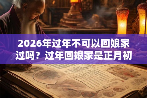 2026年过年不可以回娘家过吗？过年回娘家是正月初一还是初二？