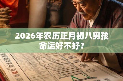 2026年农历正月初八男孩命运好不好？