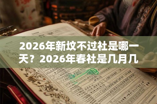 2026年新坟不过社是哪一天？2026年春社是几月几号？