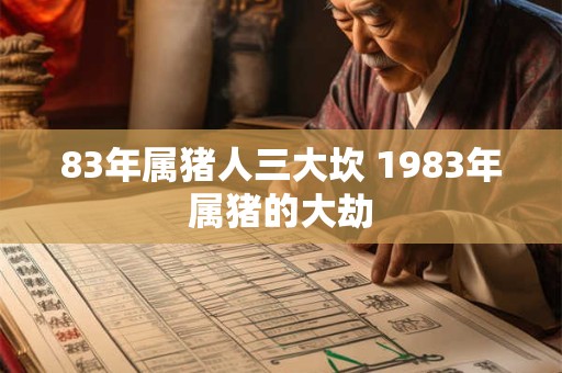 83年属猪人三大坎 1983年属猪的大劫