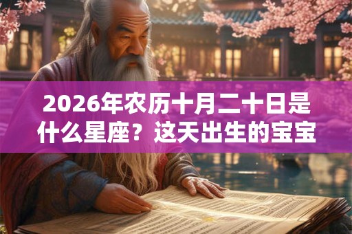 2026年农历十月二十日是什么星座?这天出生的宝宝性格 2026年农历十月二十日是什么星座?这天出生的宝宝性格