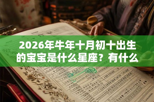 2026年牛年十月初十出生的宝宝是什么星座？有什么性格特点？