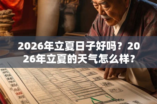 2026年立夏日子好吗?2026年立夏的天气怎么样? 2026年立夏日子好吗?2026年立夏的天气怎么样?