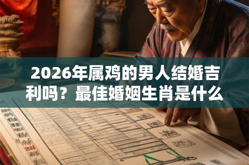 2026年属鸡的男人结婚吉利吗？最佳婚姻生肖是什么？
