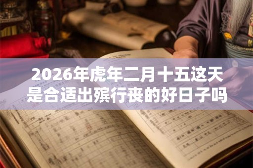 2026年虎年二月十五这天是合适出殡行丧的好日子吗？