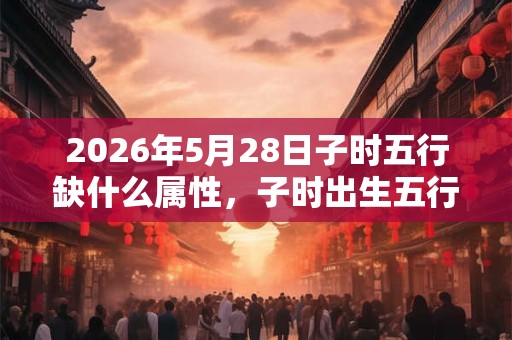 2026年5月28日子时五行缺什么属性，子时出生五行缺什么