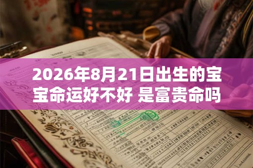 2026年8月21日出生的宝宝命运好不好 是富贵命吗