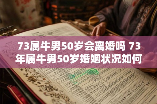 73属牛男50岁会离婚吗 73年属牛男50岁婚姻状况如何