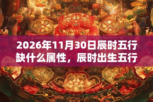 2026年11月30日辰时五行缺什么属性，辰时出生五行缺什么