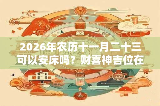 2026年农历十一月二十三可以安床吗？财喜神吉位在哪？