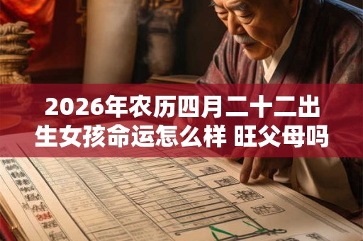 2026年农历四月二十二出生女孩命运怎么样 旺父母吗