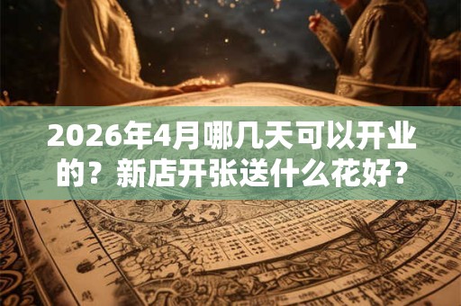 2026年4月哪几天可以开业的？新店开张送什么花好？