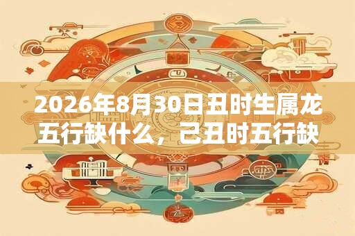 2026年8月30日丑时生属龙五行缺什么，己丑时五行缺什么