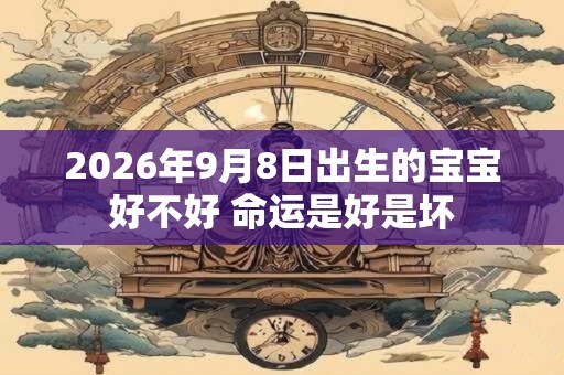 2026年9月8日出生的宝宝好不好 命运是好是坏