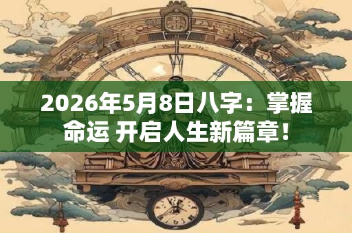 2026年5月8日八字：掌握命运 开启人生新篇章！