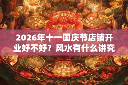 2026年十一国庆节店铺开业好不好？风水有什么讲究？
