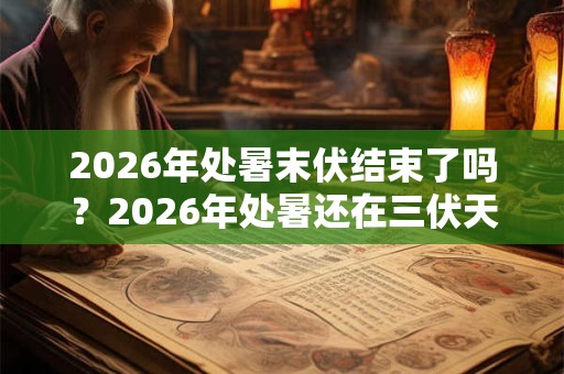 2026年处暑末伏结束了吗？2026年处暑还在三伏天吗？