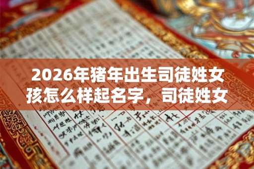 2026年猪年出生司徒姓女孩怎么样起名字，司徒姓女孩好名推荐